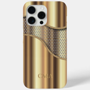 Coque Case-Mate iPhone Maille d'or Monogramme