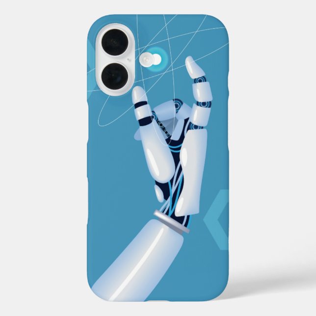 Coques Case-Mate iPhone Main cybernétique avec sphère atomique (Verso)