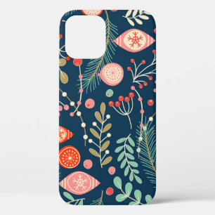 Case-Mate iPhone Case Main de Noël Vintage dessinée sans couture