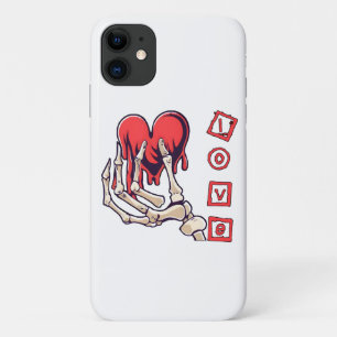 Case-Mate iPhone Case Main de squelette symbolique de l'amour offrant un