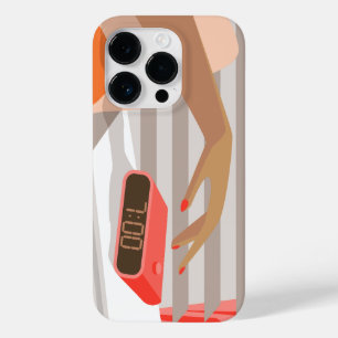 Coque Case-Mate iPhone Main des femmes poussant le bouton snooze du révei