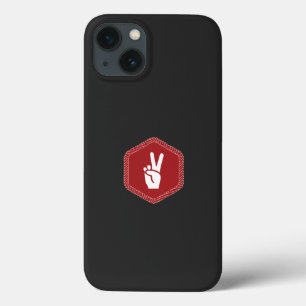 Case-Mate iPhone Case main, geste, pouce, police, rouge, poignet, ongle,