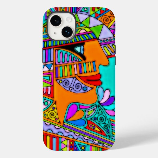 Coques Case-Mate iPhone Main tirée par EDDArt - Pharaon 1 (Verso)