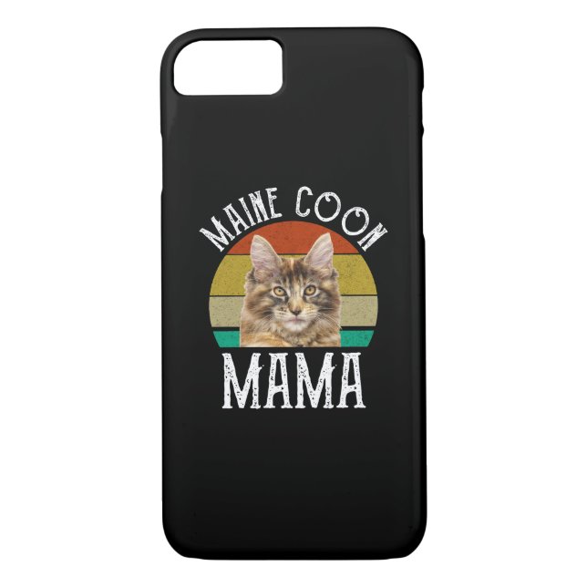 Coques Case-Mate iPhone Maine Coon Mama (Dos)