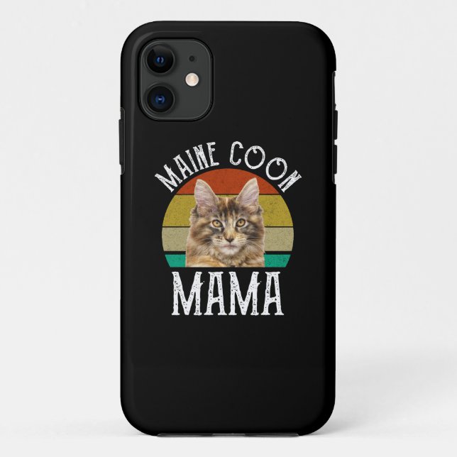 Coques Case-Mate iPhone Maine Coon Mama (Dos)