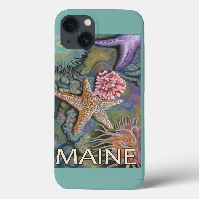 Coques Case-Mate iPhone MaineTidepool Scene (Verso)