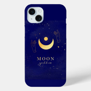 Coque Case-Mate iPhone Mains d'or avec déesse de lune