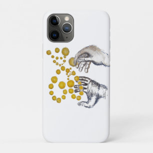 Case-Mate iPhone Case Mains tendues avec Globes dorés