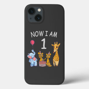 Case-Mate iPhone Case Maintenant j'ai 1 an 1er anniversaire au zoo