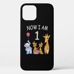 Case-Mate iPhone Case Maintenant j'ai 1 an 1er anniversaire au zoo