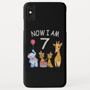 Case-Mate iPhone Case Maintenant j'ai 7 ans 7ème anniversaire au Zoo