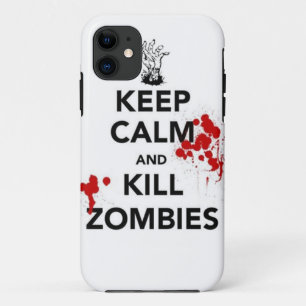 Coque Case-Mate iPhone maintenez les zombis calmes et de mise à mort