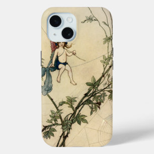 Coque Case-Mate iPhone Mais Puck était assis sur un fil d'araignée