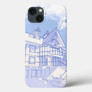 Coque Case-Mate iPhone maison : aspiration d'aquarelle