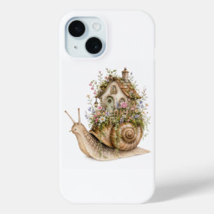 Coque Case-Mate iPhone Maison de l'escargot fantaisiste Cottagecore