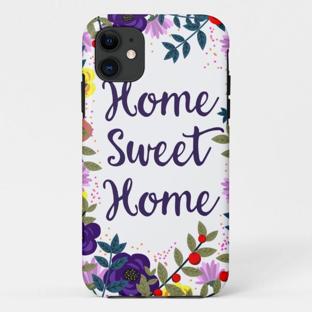Coques Case-Mate iPhone Maison Douce Maison Récif Floral (Dos)