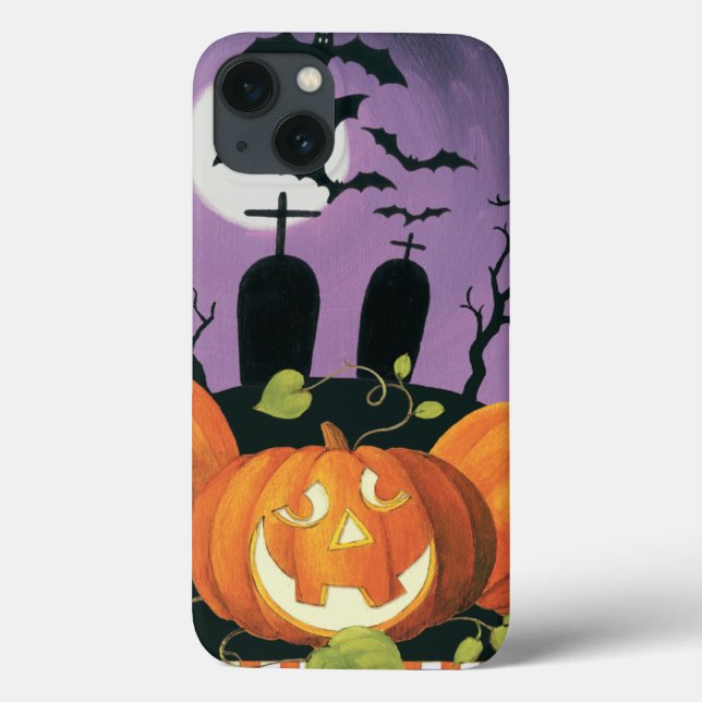Coques Case-Mate iPhone Maison hantée d'Halloween éffrayant (Verso)