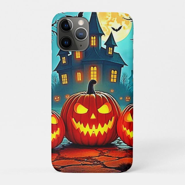 Coques Case-Mate iPhone Maison Hantée Frissons de Nuit Squelettique (Dos)