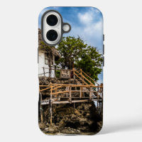 Maison pittoresque sur un affleurement de corail t