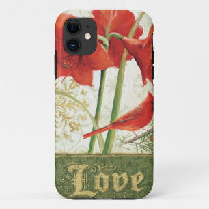 Coque Case-Mate Pour iPhone Maison pour l'amour d'amaryllis de Noël