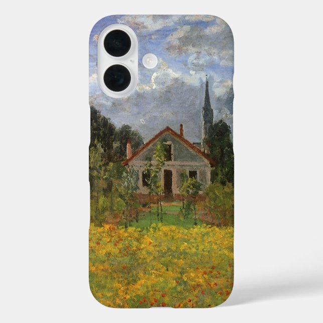 Coques Case-Mate iPhone Maisons à Argenteuil par Claude Monet, Art ancien (Verso)