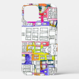 Case-Mate iPhone Case Maisons d'Amsterdam : Aquarelle Motif sans couture