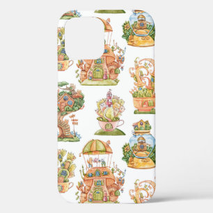 Case-Mate iPhone Case Maisons de conte de fées colorées