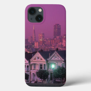 Coque Case-Mate iPhone Maisons de rangées au coucher du soleil à San Fr