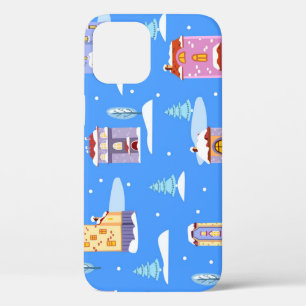 Case-Mate iPhone Case Maisons d'hiver scandinave Motif de neige