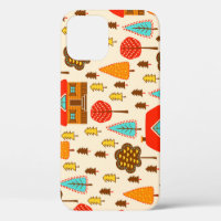 Maisons Forest Vintage Motif sans couture