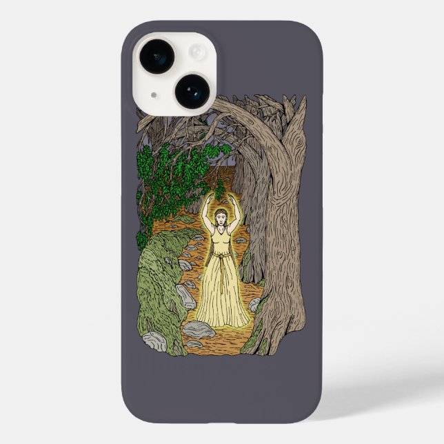 Coques Case-Mate iPhone Maîtresse Eldritch (Fairy Lady in Woods) (Verso)