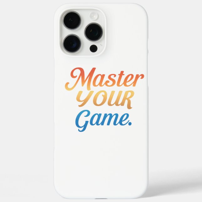 Coques Case-Mate iPhone Maîtrisez votre jeu (Verso)