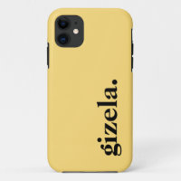 Maize Jaune Couleur Solide Nom Élégant