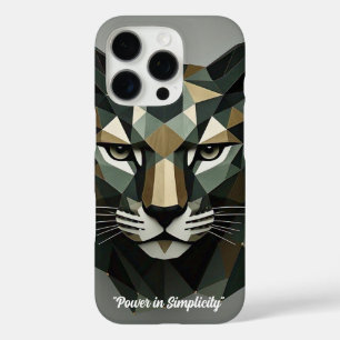 Coque iPhone 16 Pro "Majesté de la jungle triangulaire"