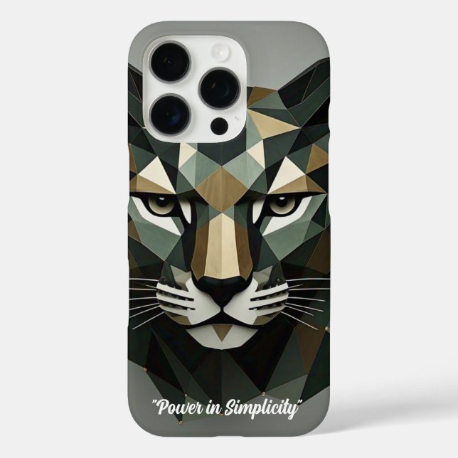 Coques Case-Mate iPhone "Majesté de la jungle triangulaire" (Verso)