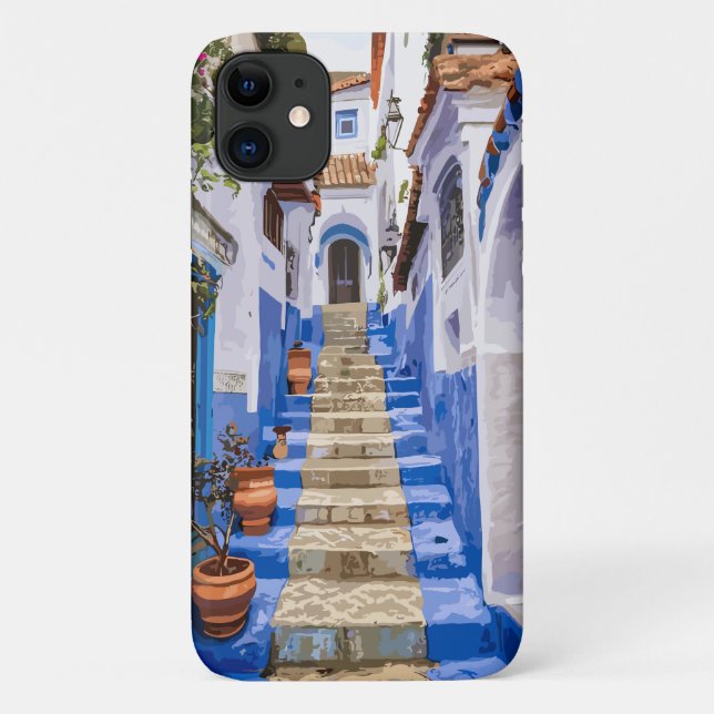 Coques Case-Mate iPhone Majestic Chefchaouen (Dos)