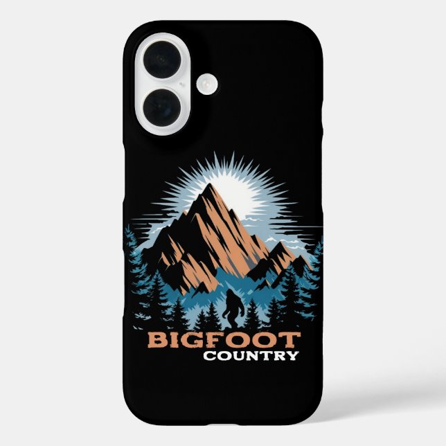 Coques Case-Mate iPhone Majestic Sasquatch avec Montagnes (Verso)