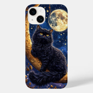 Coque Case-Mate iPhone Majestueux chat noir au repos