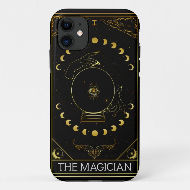 Coques Case-Mate iPhone Majeure Arcana La Magicienne Carte Tarot (Dos)