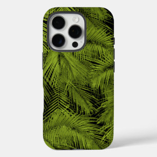 Coque iPhone 16 Pro Makana Palms Hawaiian Green
