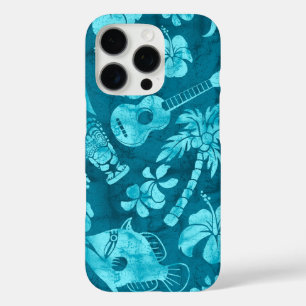 Coque iPhone 16 Pro Makapuu Beach Batik hawaïen Turquoise