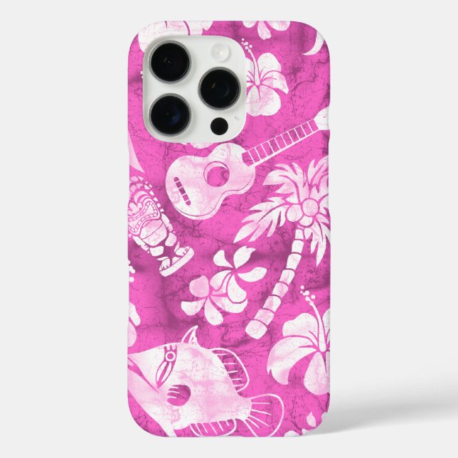Coques Case-Mate iPhone Makapuu Beach Hawaii Batik rose (Verso)