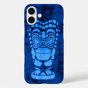 Coque Pour iPhone 16 Plus Makapuu Beach Hawaiian riant Tiki Batik