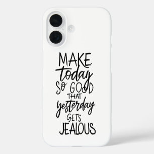 Coque Pour iPhone 16 Make Today Count : Live with No Regrets