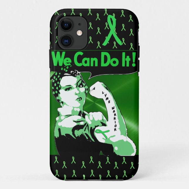 Coques Case-Mate iPhone Maladie de Lyme sensibilisation "Nous pouvons le f (Dos)