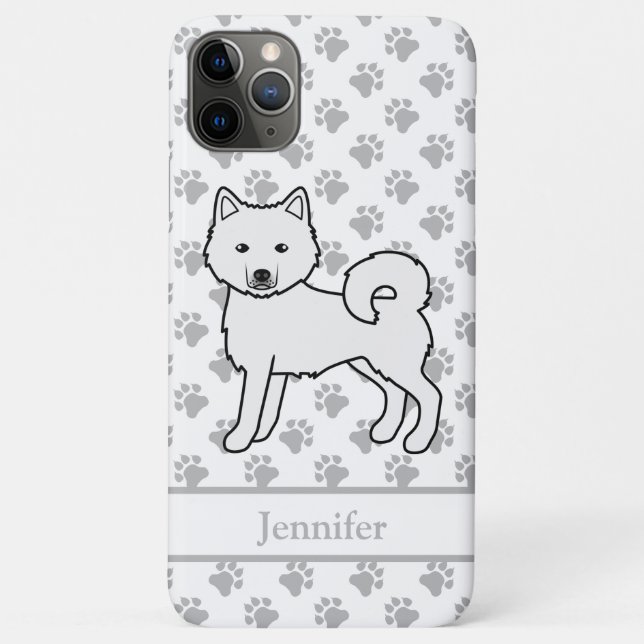 Coques Case-Mate iPhone Malamute d'Alaska blanc Chien de dessin animé mign (Dos)