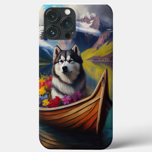 Coques Case-Mate iPhone Malamute d'Alaska sur une pagaie : Une aventure pi (Verso)