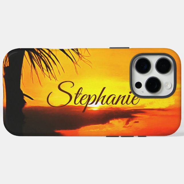 Coques Case-Mate iPhone Malecon Sunset 2441 (Verso (horizontal))