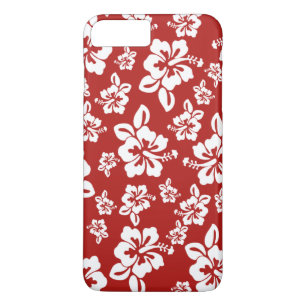 Etui iPhone Case-Mate Malia Hibiscus - Red Hawaii Pareau Imprimer