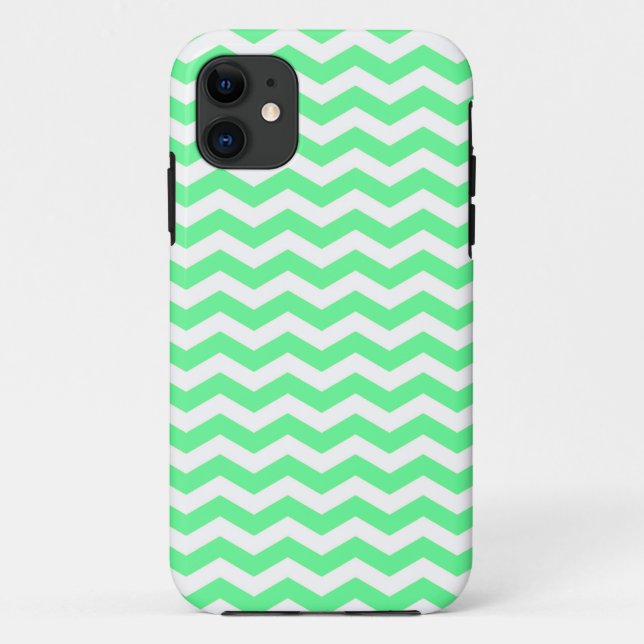 Coques Case-Mate iPhone Malibu Seafoam Wave Chevron (Dos)
